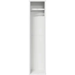 vidaXL Badkamerkast met rolhouder 20,5x20x90 cm wit