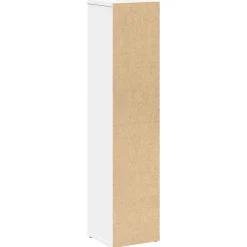 vidaXL Badkamerkast met rolhouder 20,5x20x90 cm wit