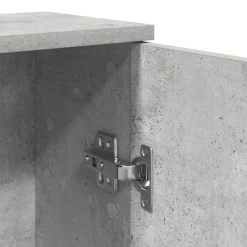 vidaXL Badkamerkast met rolhouder 39x22x90 cm betongrijs