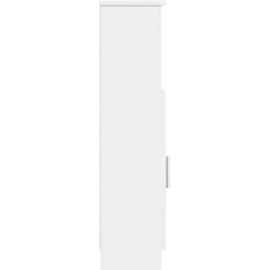 vidaXL Badkamerkast met rolhouder 20,5x22x90 cm wit