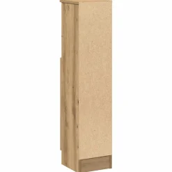 vidaXL Badkamerkast met rolhouder 20,5x22x90 cm artisanaal eikenkleur