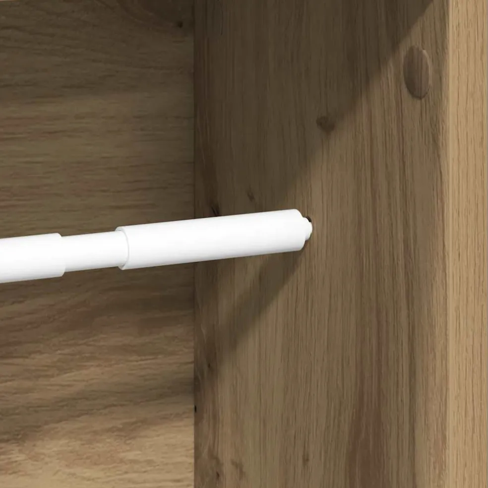 vidaXL Badkamerkast met rolhouder Artisan Oak 20,5x20x90 cm