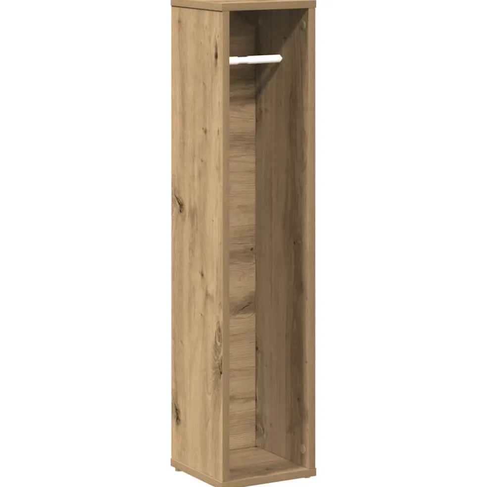 vidaXL Badkamerkast met rolhouder Artisan Oak 20,5x20x90 cm