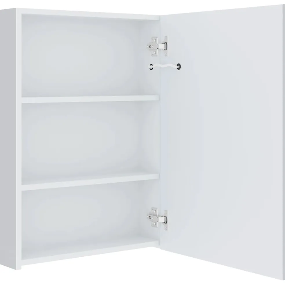 vidaXL Badkamerkast met spiegel en LED 50x13x70 cm