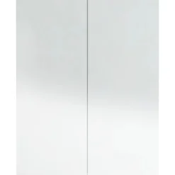 vidaXL Badkamerkast met spiegel 60x15x75 cm MDF glanzend wit