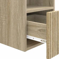vidaXL Badkamerkast Sonoma Eiken 30 x 35 x 50 cm Bewerkt hout