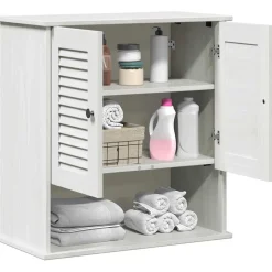 vidaXL Badkamerkast VIGO Wit en Antiek Wit 67,5 x 34 x 71,5 cm