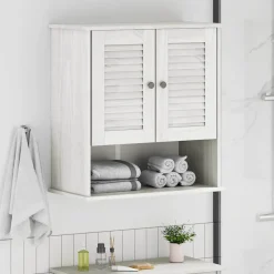 vidaXL Badkamerkast VIGO Wit en Antiek Wit 67,5 x 34 x 71,5 cm