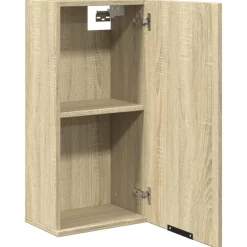 vidaXL Badkamerkast wandgemonteerd 32x20x67 cm sonoma eikenkleurig