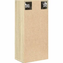 vidaXL Badkamerkast wandgemonteerd 32x20x67 cm sonoma eikenkleurig