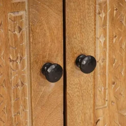 vidaXL Badkamerkast Wandgemonteerd Licht Bruin 62 x 33 x 58 cm