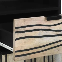 vidaXL Badkamerkast Wit 38 x 33 x 160 cm Bewerkt hout