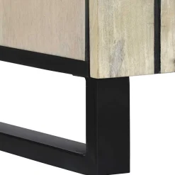 vidaXL Badkamerkast Wit 38 x 33 x 160 cm Bewerkt hout