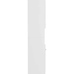 vidaXL Badkamerkast 30x30x130 cm bewerkt hout wit