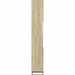 vidaXL Badkamerkast 30x30x190 cm bewerkt hout sonoma eikenkleurig