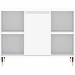 vidaXL Badkamerkast 80x33x60 cm bewerkt hout wit