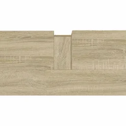 vidaXL Badkamerkast 65x33x60 cm bewerkt hout sonoma eikenkleurig