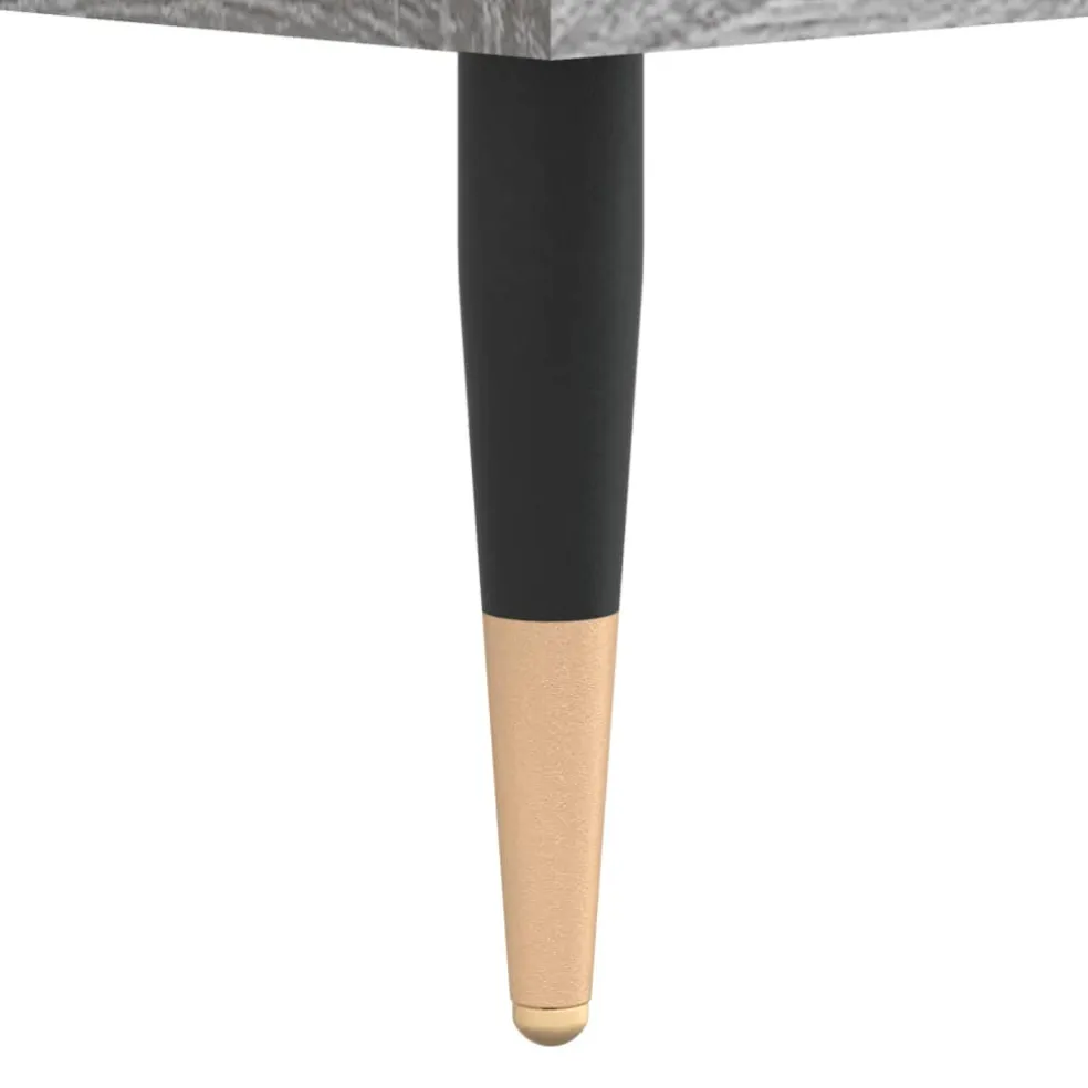 vidaXL Badkamerkast 30x30x190 cm bewerkt hout grijs sonoma eikenkleur
