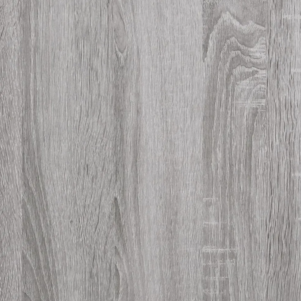 vidaXL Badkamerkast 30x30x190 cm bewerkt hout grijs sonoma eikenkleur