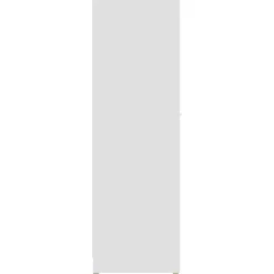 vidaXL Badkamerkast 30x30x95 cm bewerkt hout wit