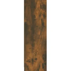 vidaXL Badkamerkast 30x30x95 cm bewerkt hout gerookt eikenkleurig