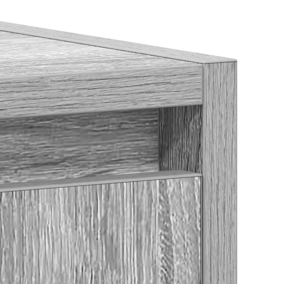 vidaXL Badkamerkast 60x33x60 cm bewerkt hout grijs sonoma eikenkleurig