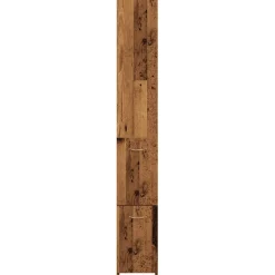 vidaXL Badkamerkast 25x25x170 cm bewerkt hout oud houtkleurig