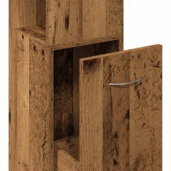 vidaXL Badkamerkast 25x25x170 cm bewerkt hout oud houtkleurig