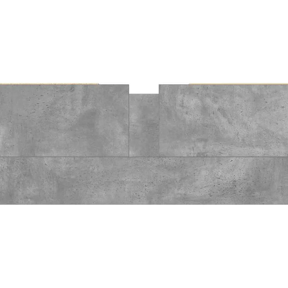 vidaXL Badkamerkast 80x33x60 cm bewerkt hout betongrijs