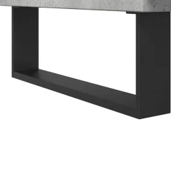vidaXL Badkamerkast 80x33x60 cm bewerkt hout betongrijs