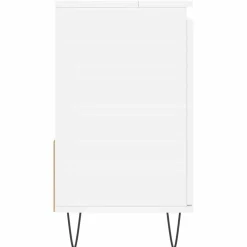 vidaXL Badkamerkast 65x33x60 cm bewerkt hout wit