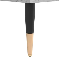 vidaXL Badkamerkast 58x33x60 cm bewerkt hout betongrijs
