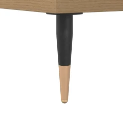 vidaXL Badkamerkast 30x30x190 cm bewerkt hout artisanaal eikenkleurig