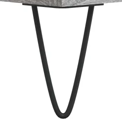 vidaXL Badkamerkast 30x30x190 cm bewerkt hout grijs sonoma eikenkleur