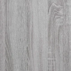 vidaXL Badkamerkast 30x30x190 cm bewerkt hout grijs sonoma eikenkleur
