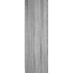 vidaXL Badkamerkast 30x30x95 cm bewerkt hout grijs sonoma eikenkleurig