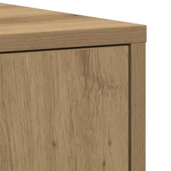 vidaXL Badkamerkast 30,5x30x95 cm bewerkt hout sonoma eikenkleurig