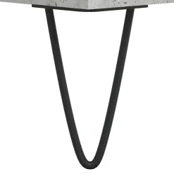 vidaXL Badkamerkast 65x33x60 cm bewerkt hout betongrijs