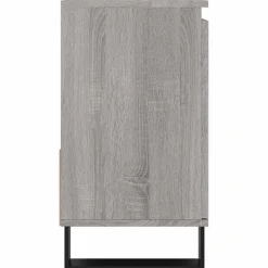 vidaXL Badkamerkast 65x33x60 cm bewerkt hout grijs sonoma eikenkleurig