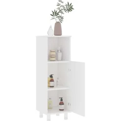 vidaXL Badkamerkast 65x33x60 cm bewerkt hout grijs sonoma eikenkleurig