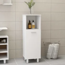 vidaXL Badkamerkast 65x33x60 cm bewerkt hout grijs sonoma eikenkleurig