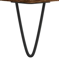 vidaXL Badkamerkast 58x33x60 cm bewerkt hout bruin eikenkleur