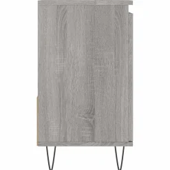 vidaXL Badkamerkast 65x33x60 cm bewerkt hout grijs sonoma eikenkleurig