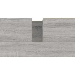 vidaXL Badkamerkast 65x33x60 cm bewerkt hout grijs sonoma eikenkleurig
