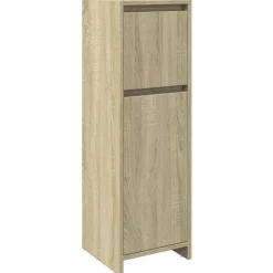 vidaXL Badkamerkast 30x30x95 cm spaanplaat sonoma eikenkleurig