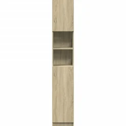 vidaXL Badkamerkast 32x25,5x190 cm spaanplaat sonoma eikenkleurig