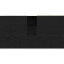 vidaXL Badkamer Kast Zwart Eiken 65 x 33 x 60 cm Bewerkt hout
