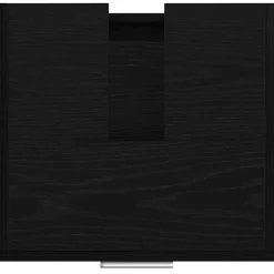 vidaXL Badkamer Kast Zwart Eiken 40 x 37 x 59 cm Bewerkt hout
