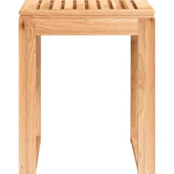vidaXL Badkamerkruk 40x30x46 cm massief walnotenhout