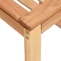vidaXL Badkamerkruk 40x30x46 cm massief walnotenhout